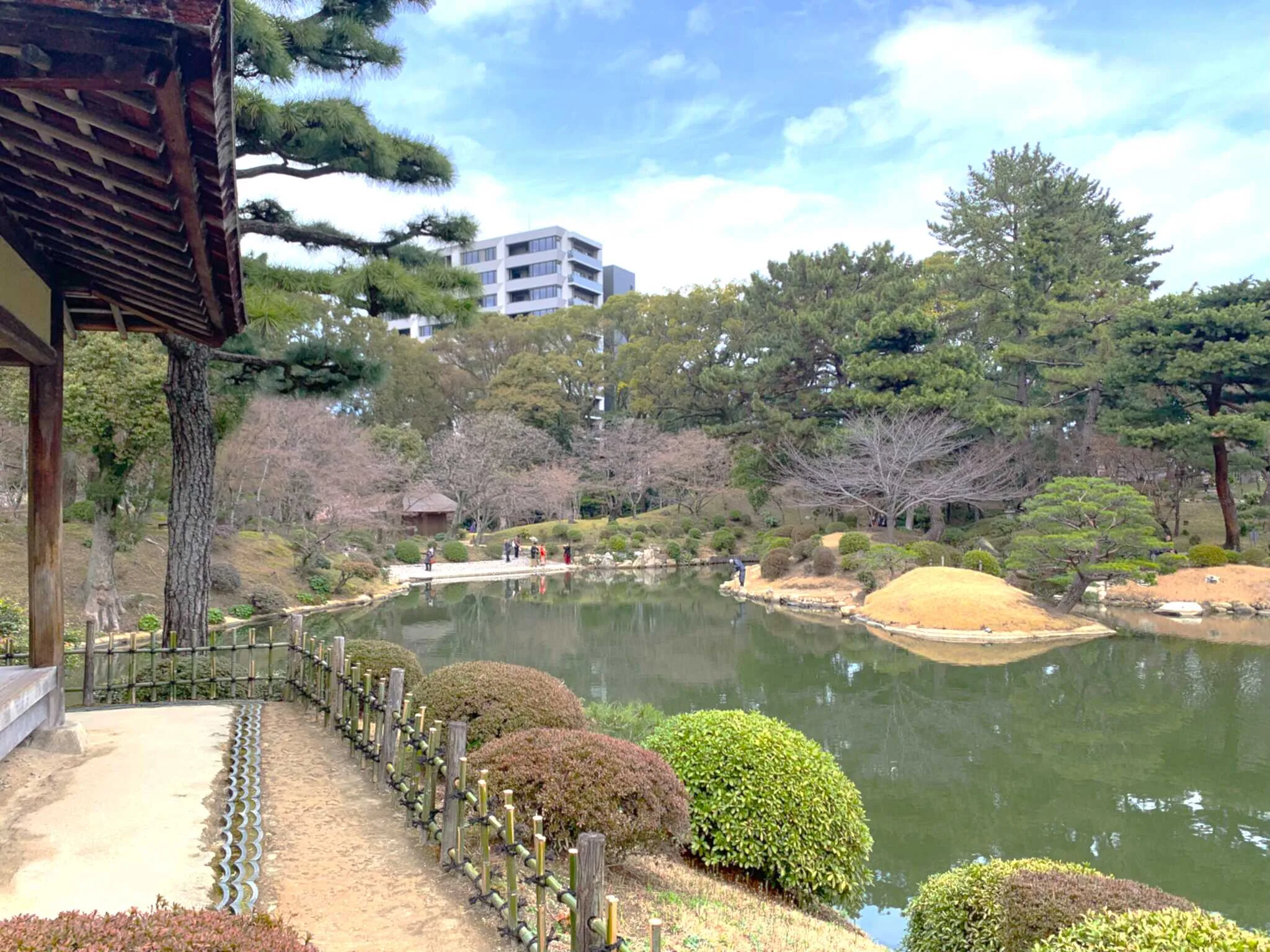 広島 縮景園・超然居からの景色