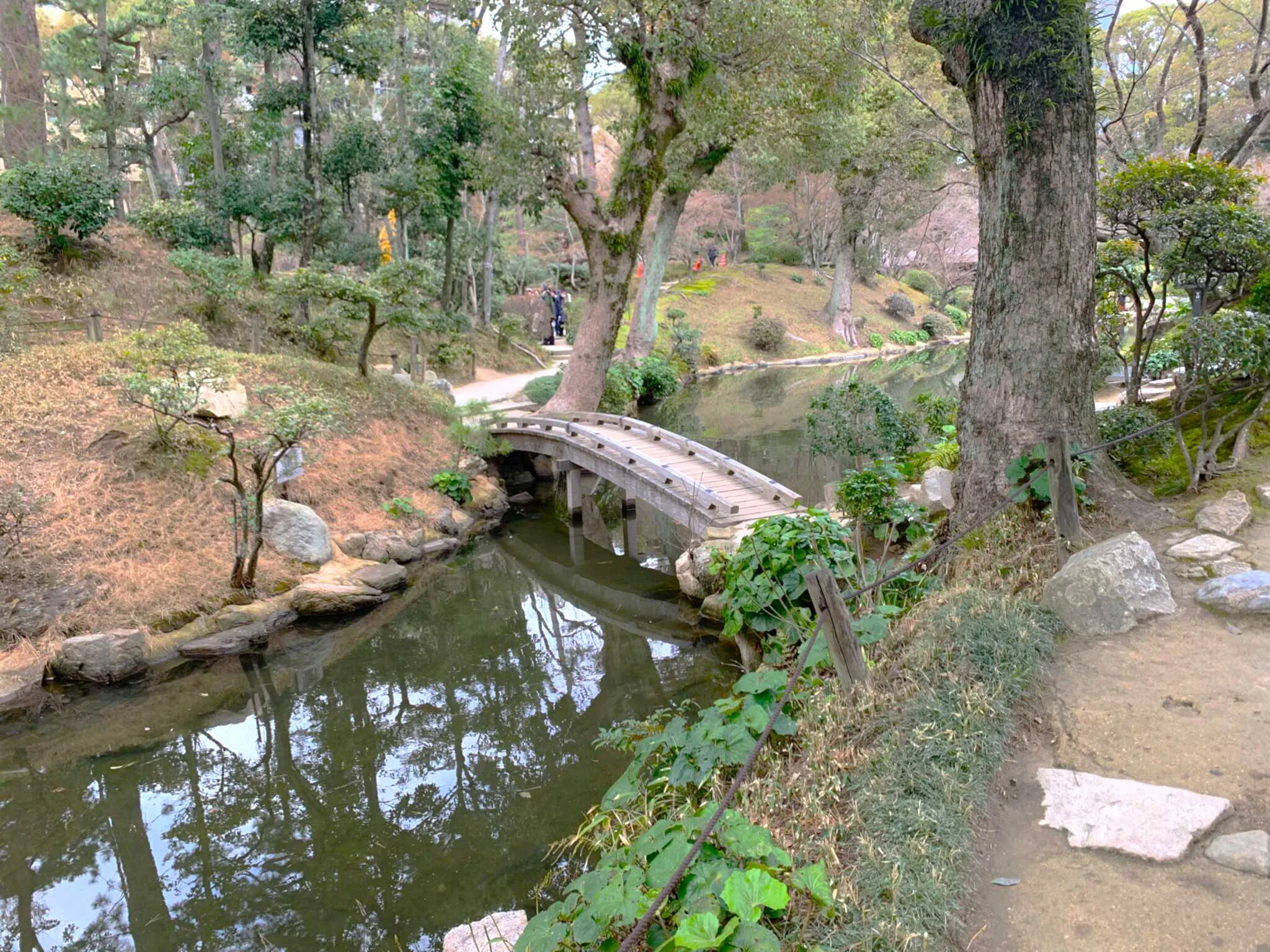 広島 縮景園・超然居から渡ってきた橋