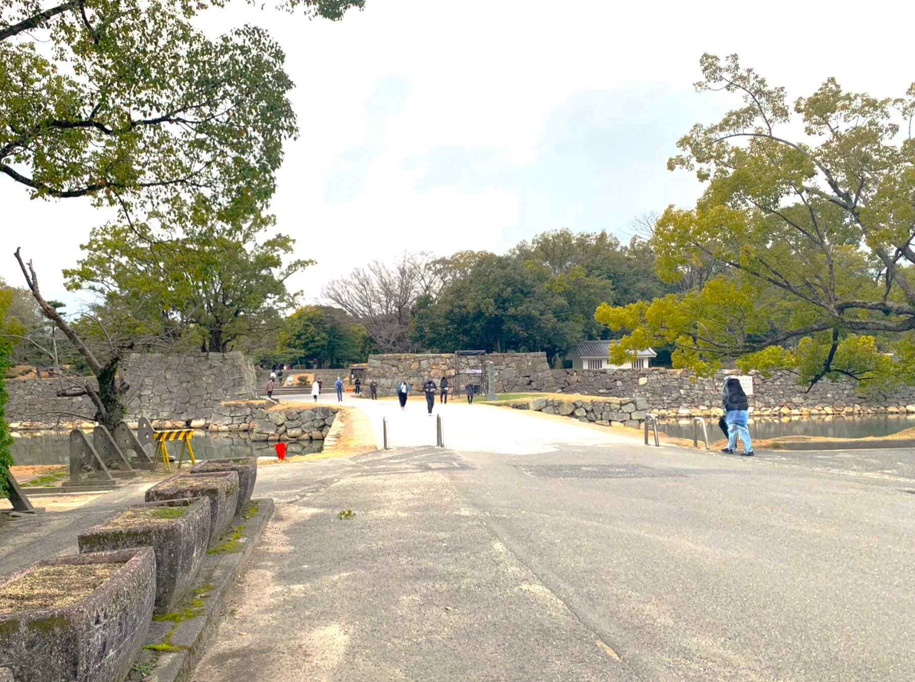 広島城 裏御門跡