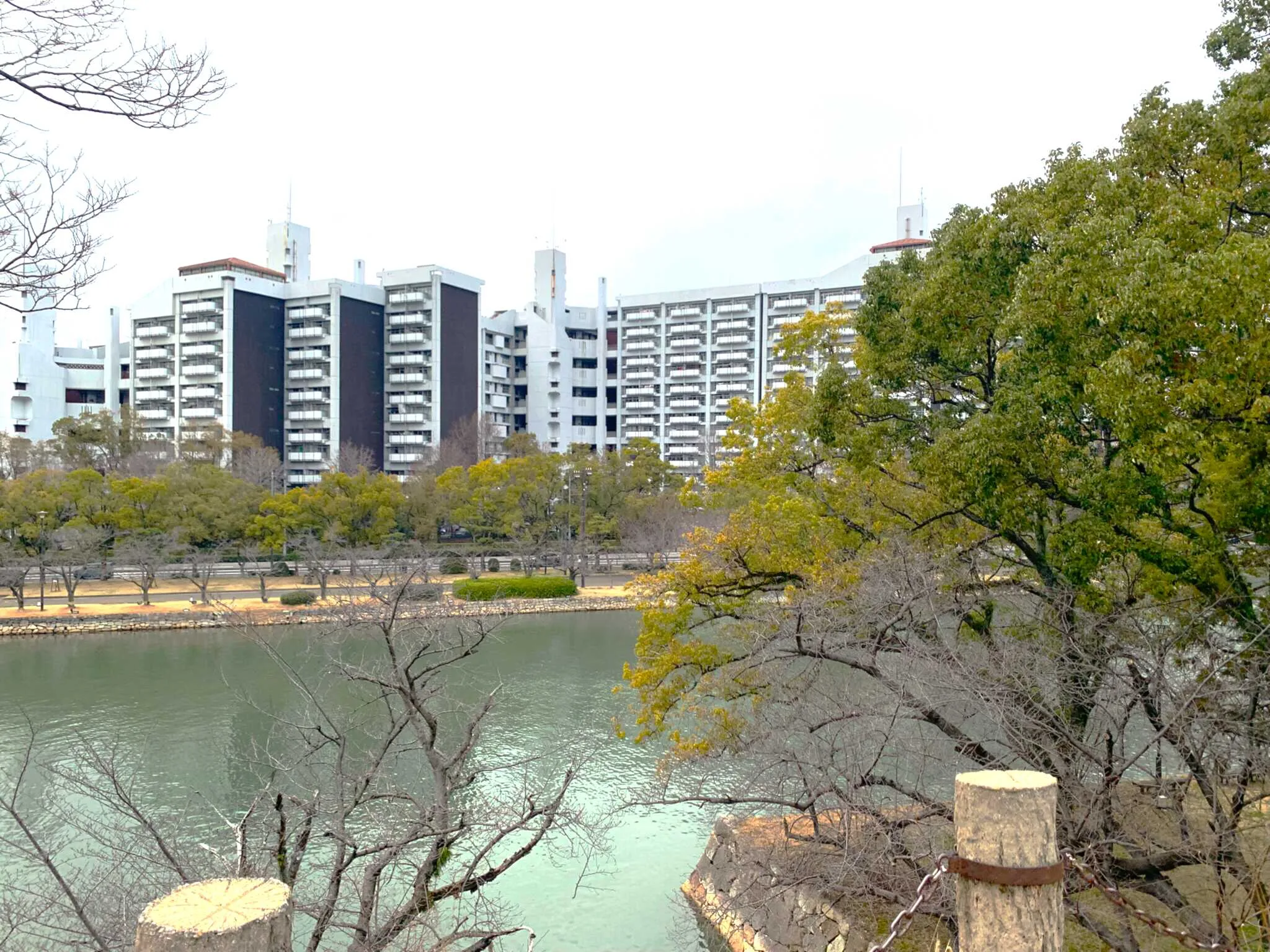 広島城 南小天守跡より