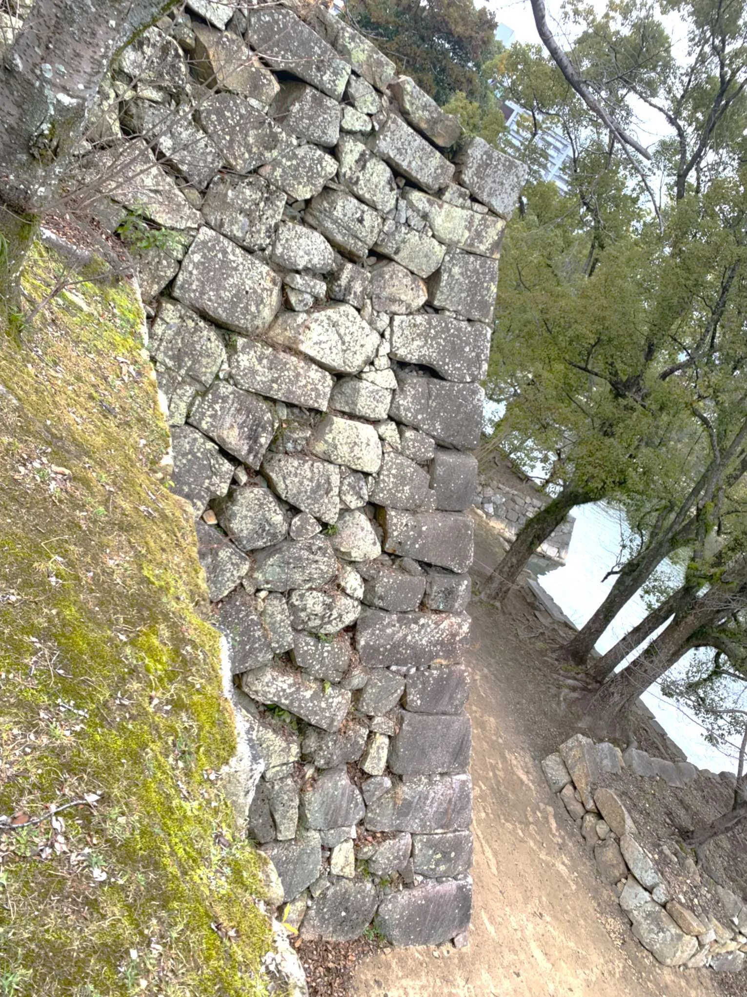 広島城 東小天守石垣