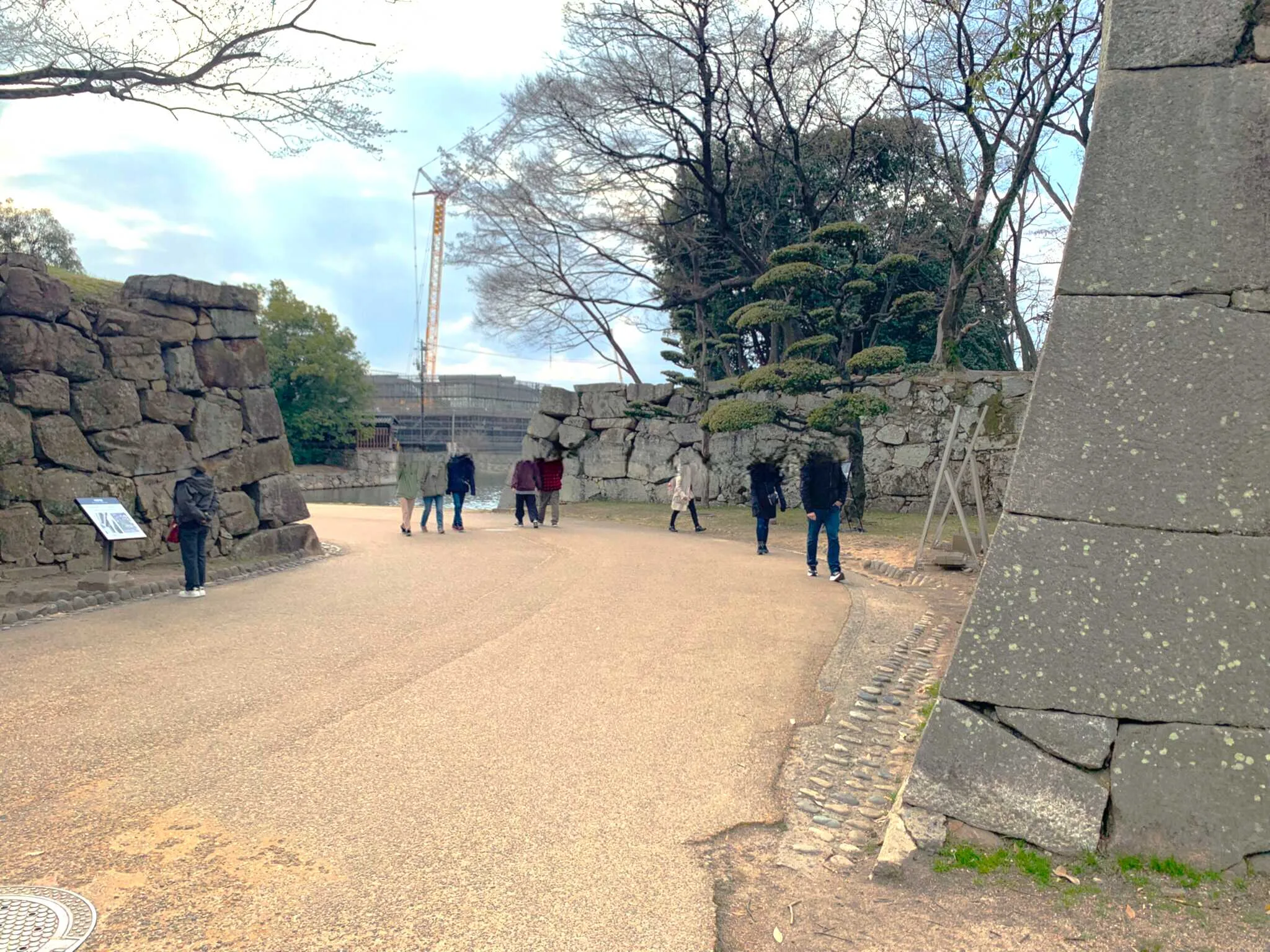 広島城 中御門跡