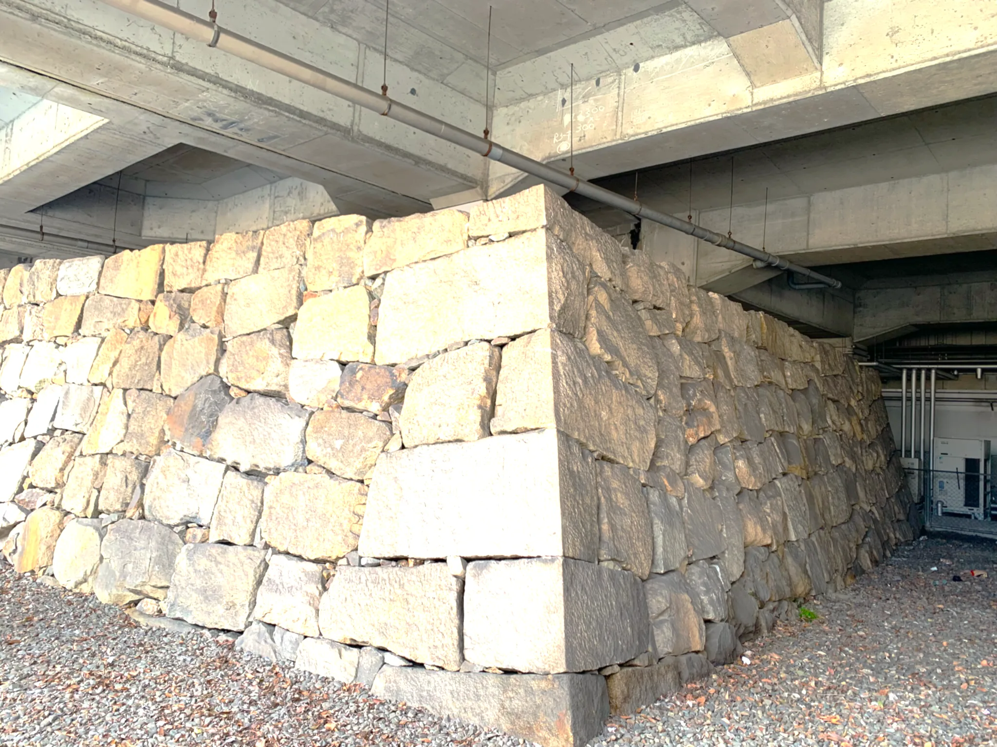 福山城 三之丸西御門櫓台跡