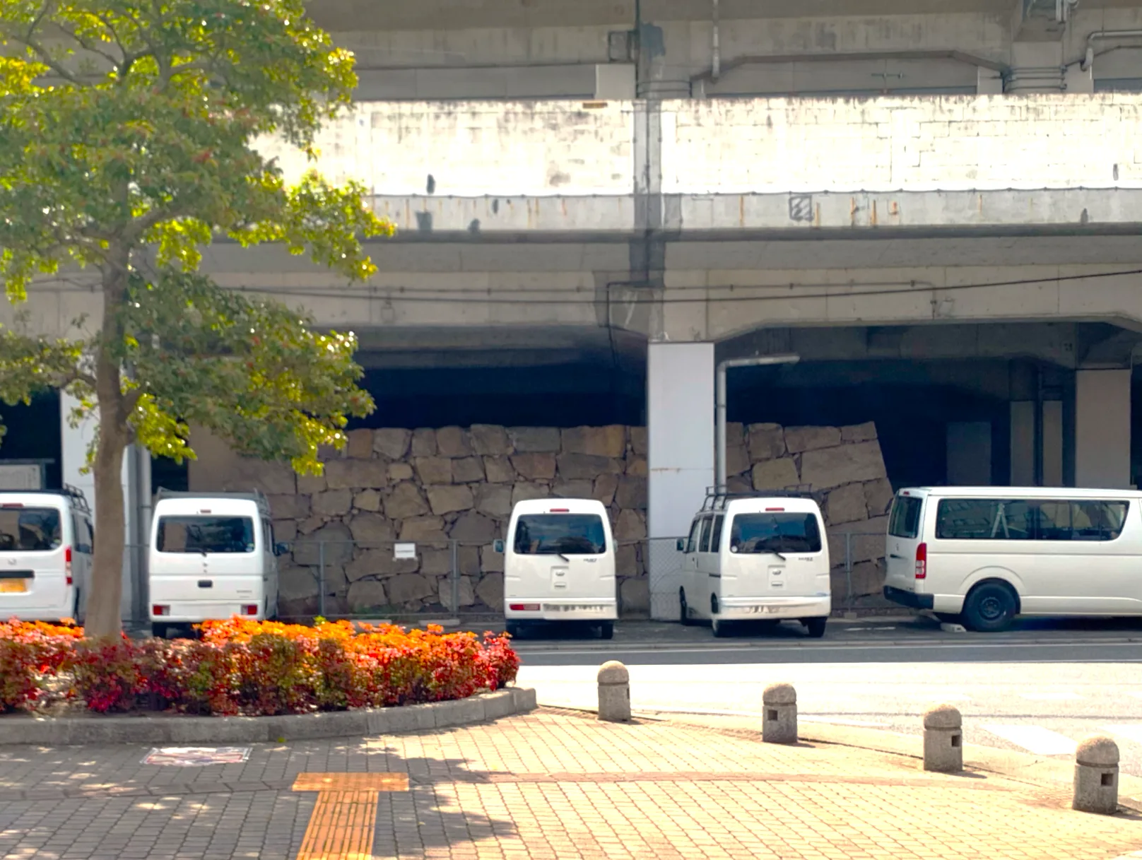 福山城 三之丸西御門櫓台跡