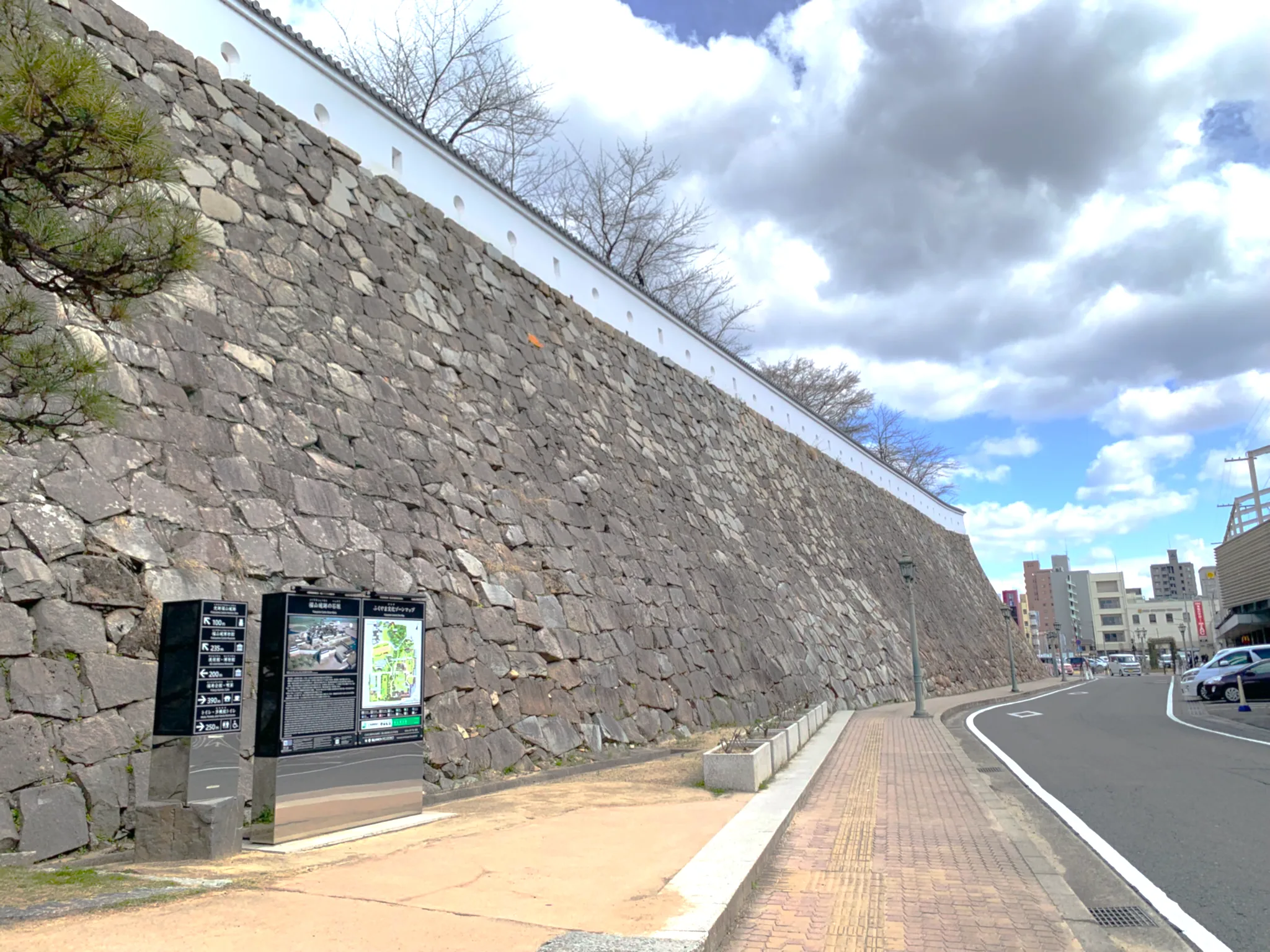 福山城 内堀跡
