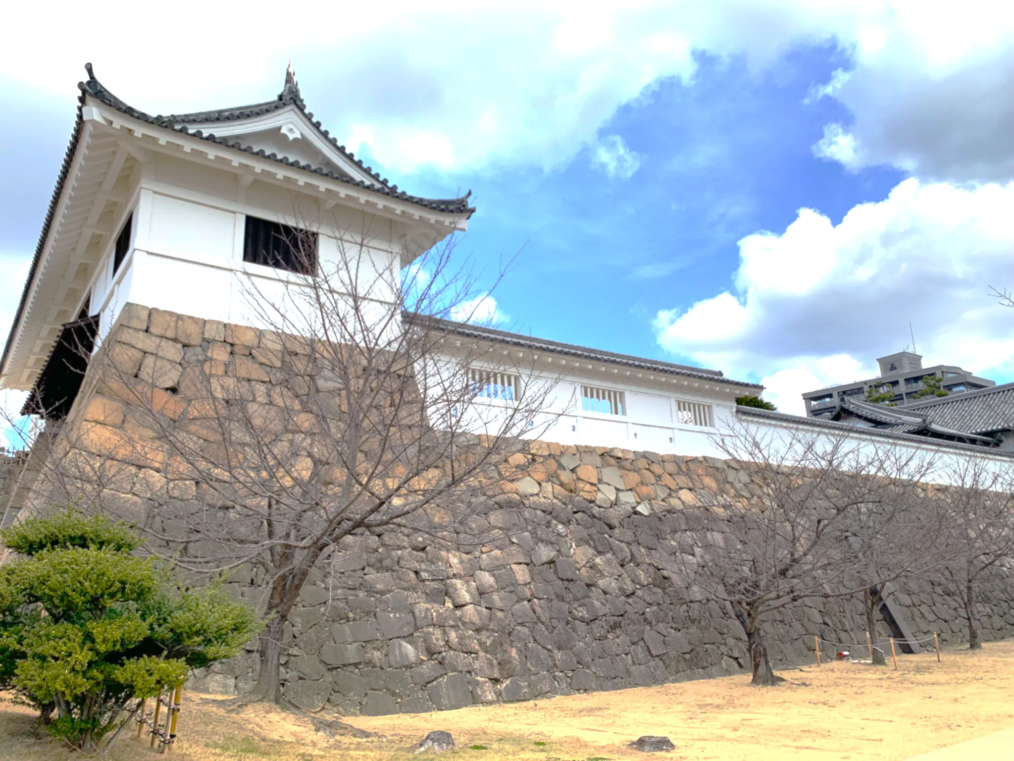 福山城 本丸南面(筋鉄御門・番所跡)