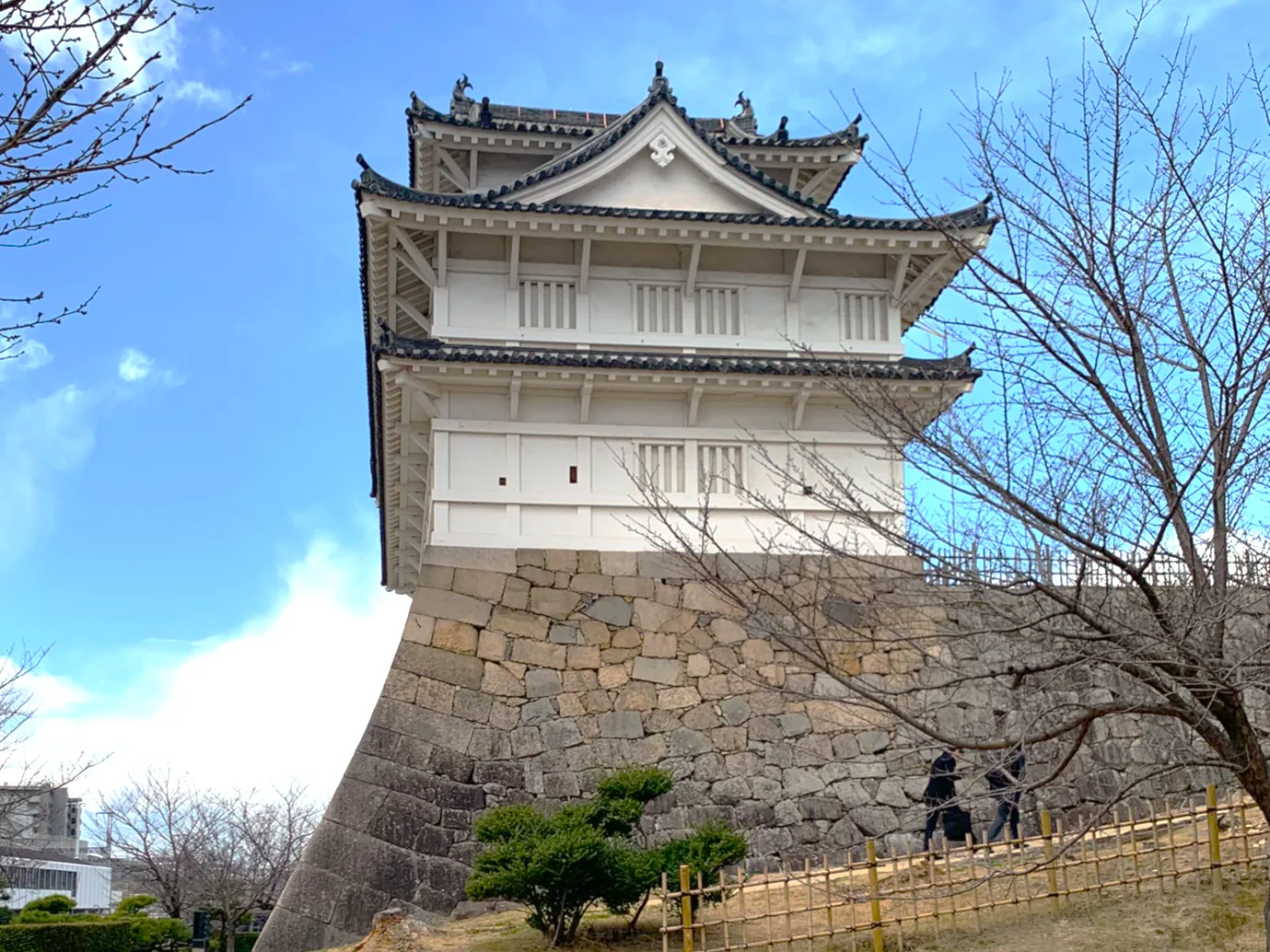 福山城 本丸南面(伏見櫓の東面)