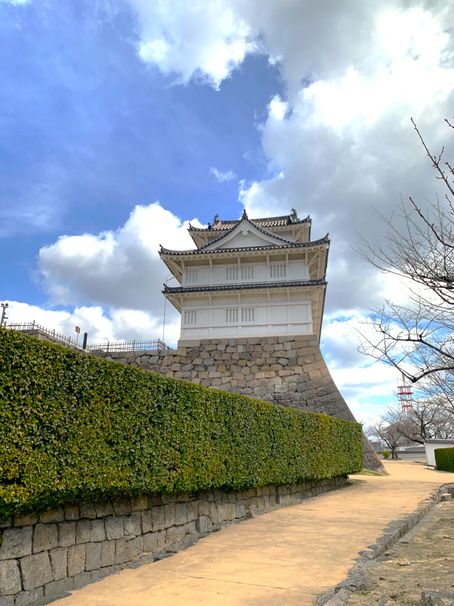 福山城 本丸西面(伏見櫓)