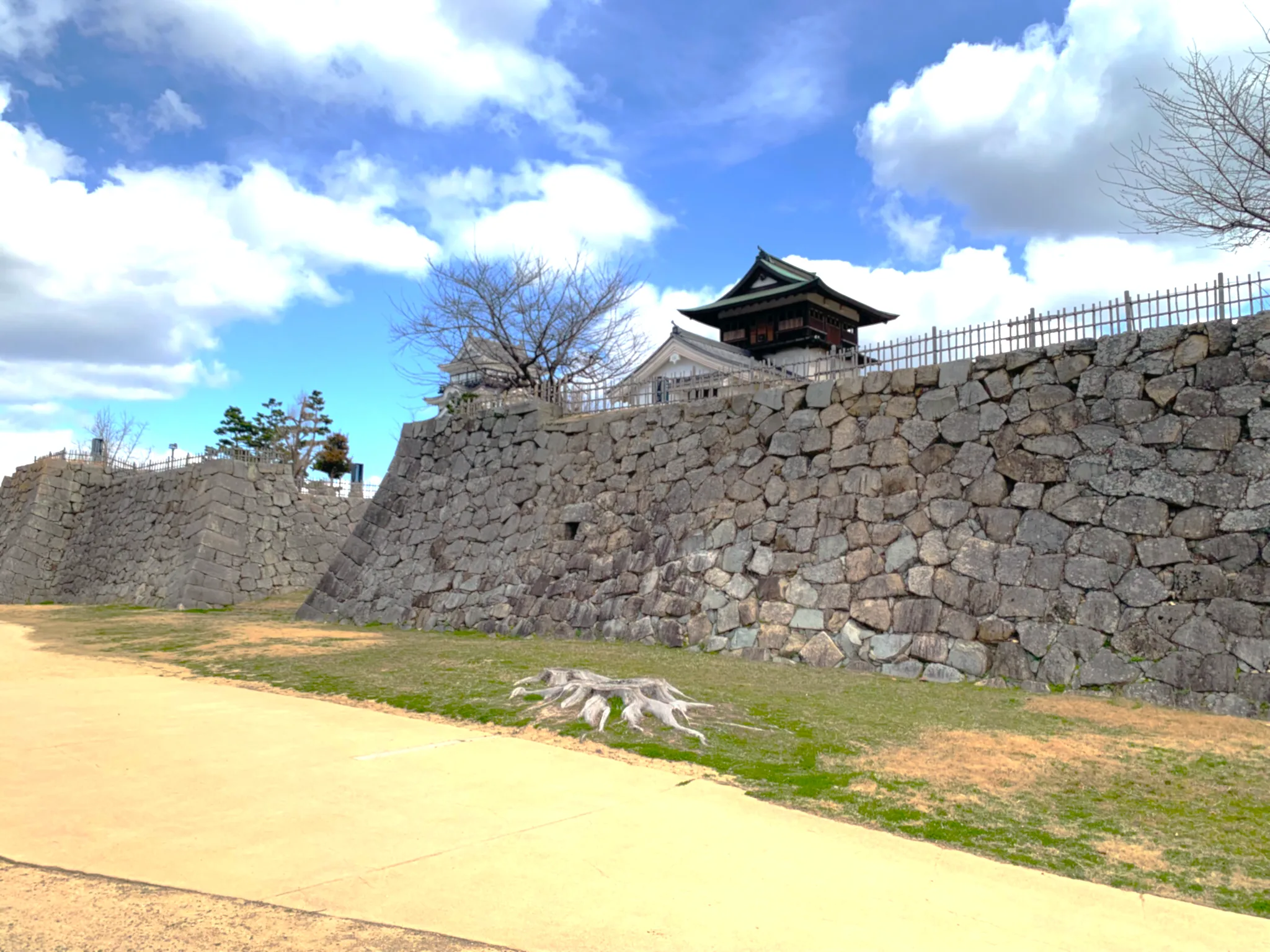 福山城 本丸西面(鐘櫓)