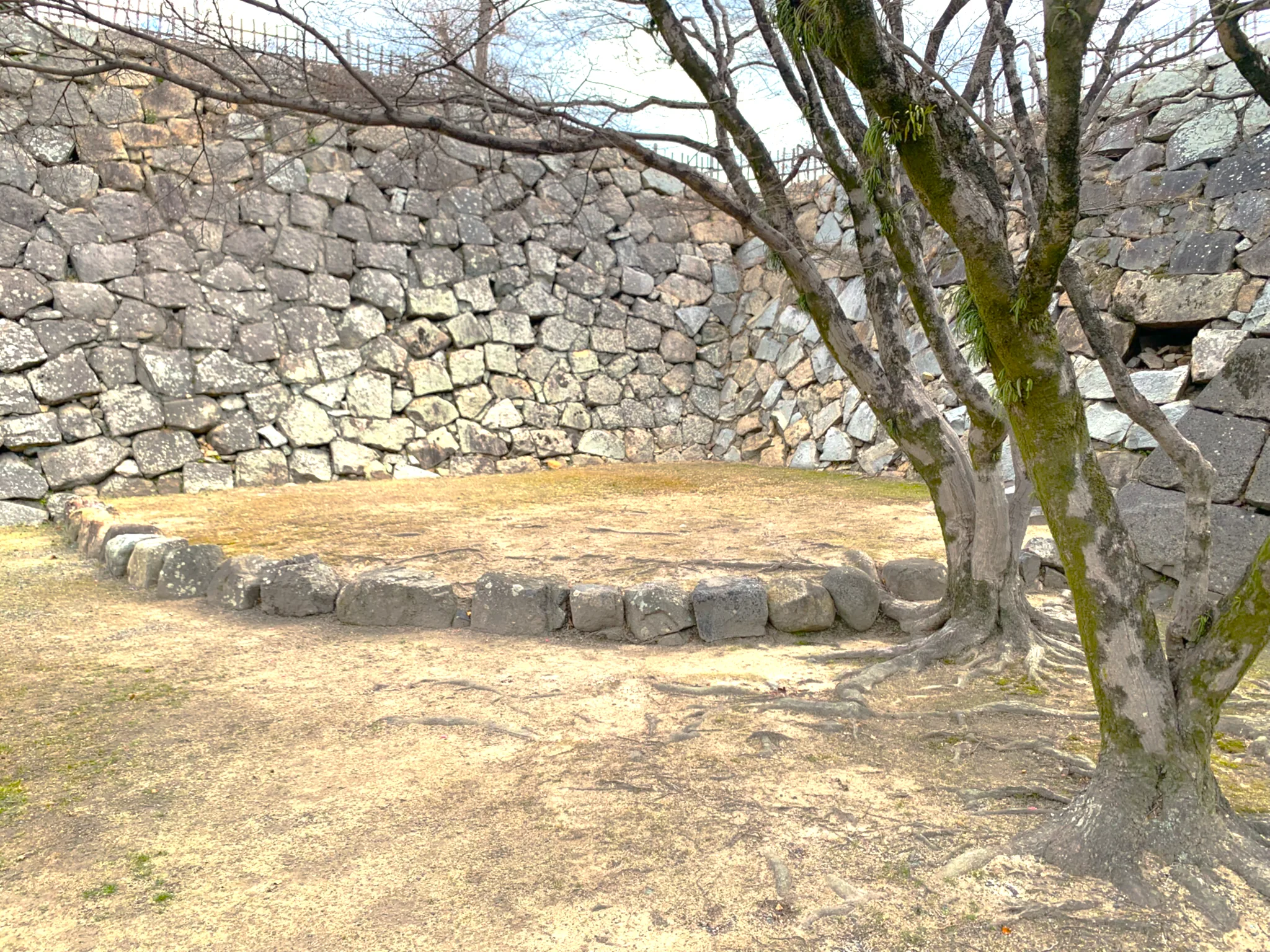 福山城 本丸西面(水の手御門跡付近)
