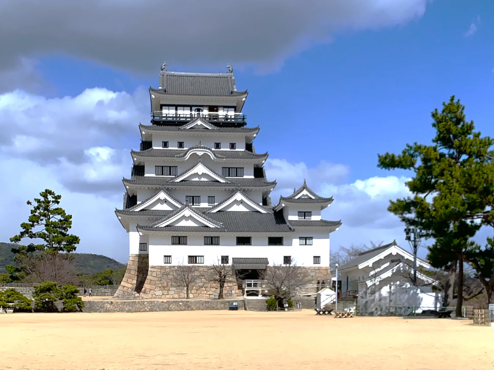 福山城天守(南側面)