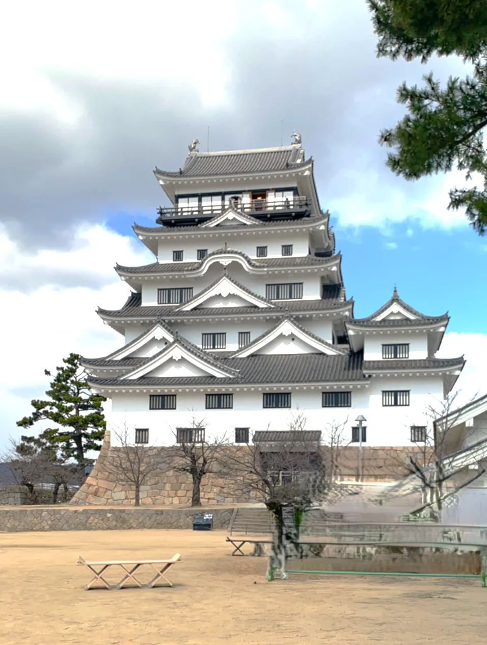 福山城天守(南側面)