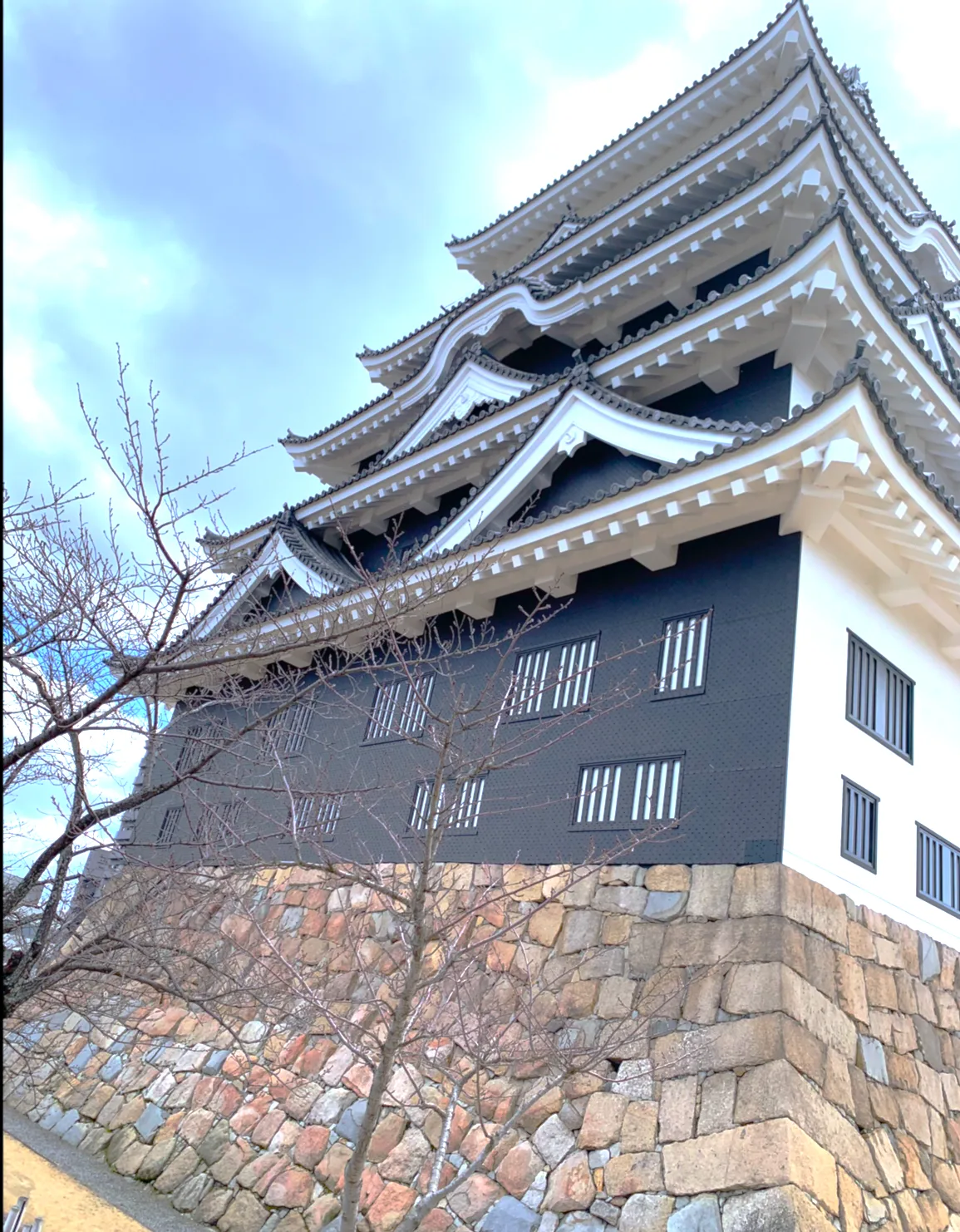 福山城天守(北西側から)