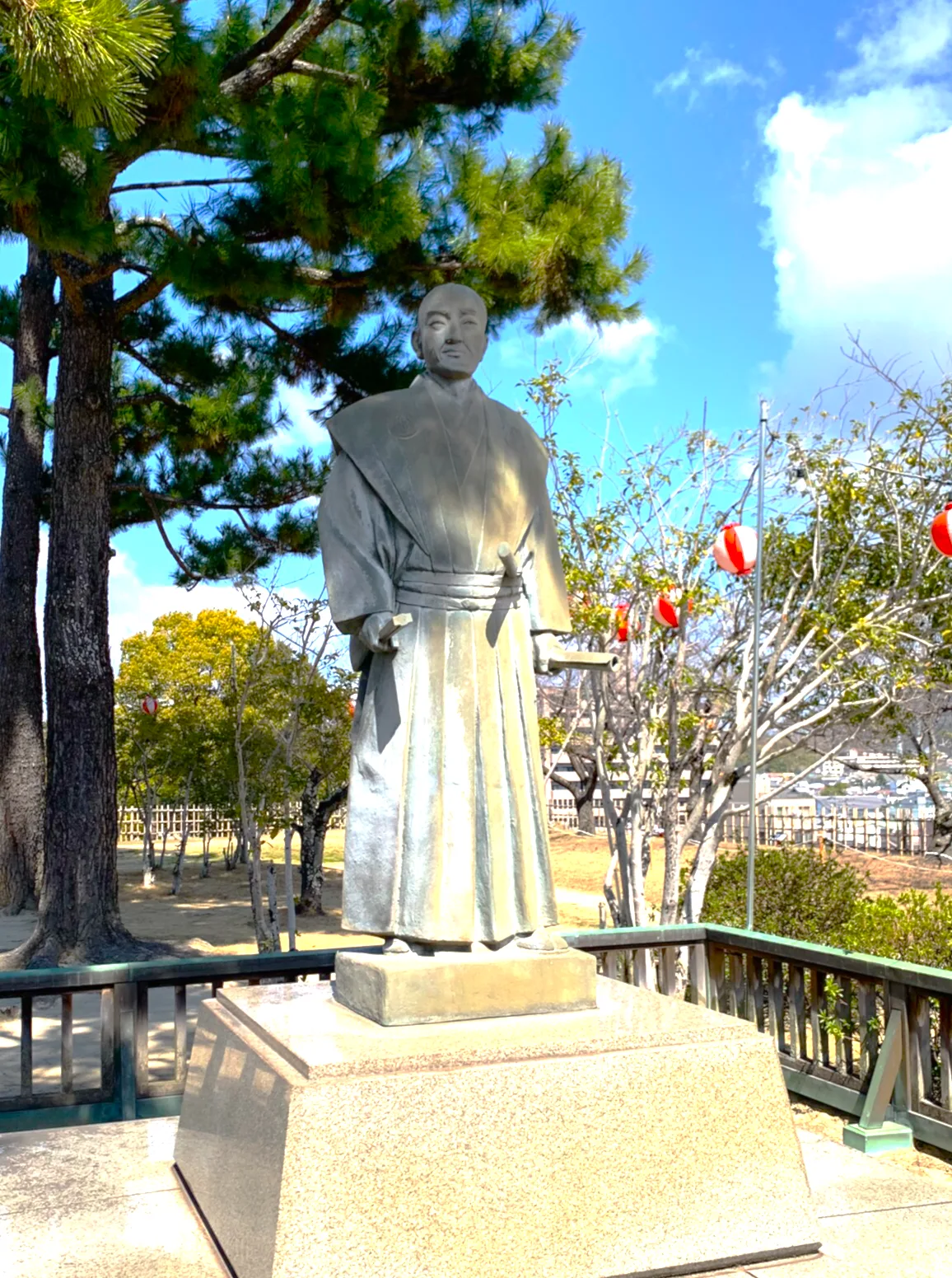 福山城 水野勝成之像